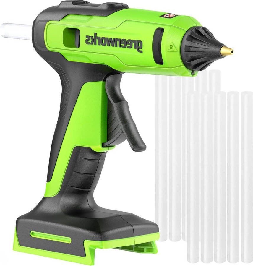 24V Draadloos Lijmpistool 90 Seconden Verwarming LED Licht Druppelvrij Voor DIY Kunst Ambachten Woondecoratie