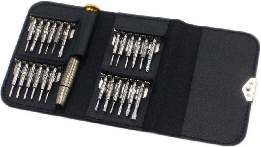 25-in-1 mini-precisieschroevendraaierset Torx pentalobe btitjes reparatieset voor pc laptop mobiele telefoon horloges digitale camera bril