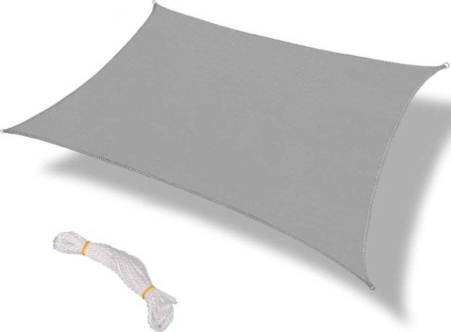 25 m x 25 m zonnescherm zeilen rechthoekig UV-bestendig zwaar belastbaar waterdicht buitenfaciliteiten activiteiten Shade Sail