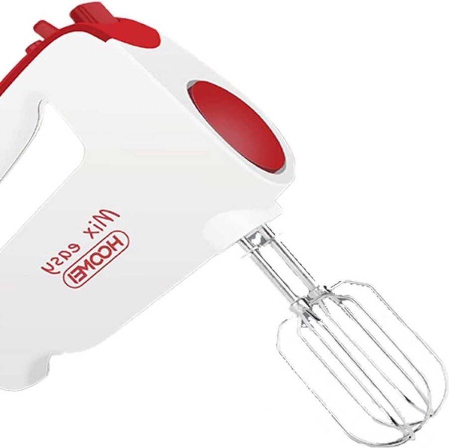 250 W Electric Whisk for Cake and Eggs 5 Speeds Turbo Function Kitchen Mixer with 2 Hooks and Steel Whisk