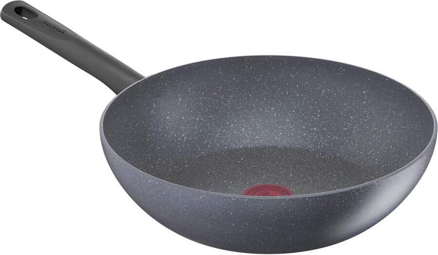 28 cm Wokpan 100% Veilige Mineralia + Coating Extra Krasbestendig Brede Inductiebodem Geschikt voor Alle Warmtebronnen incl Inductie