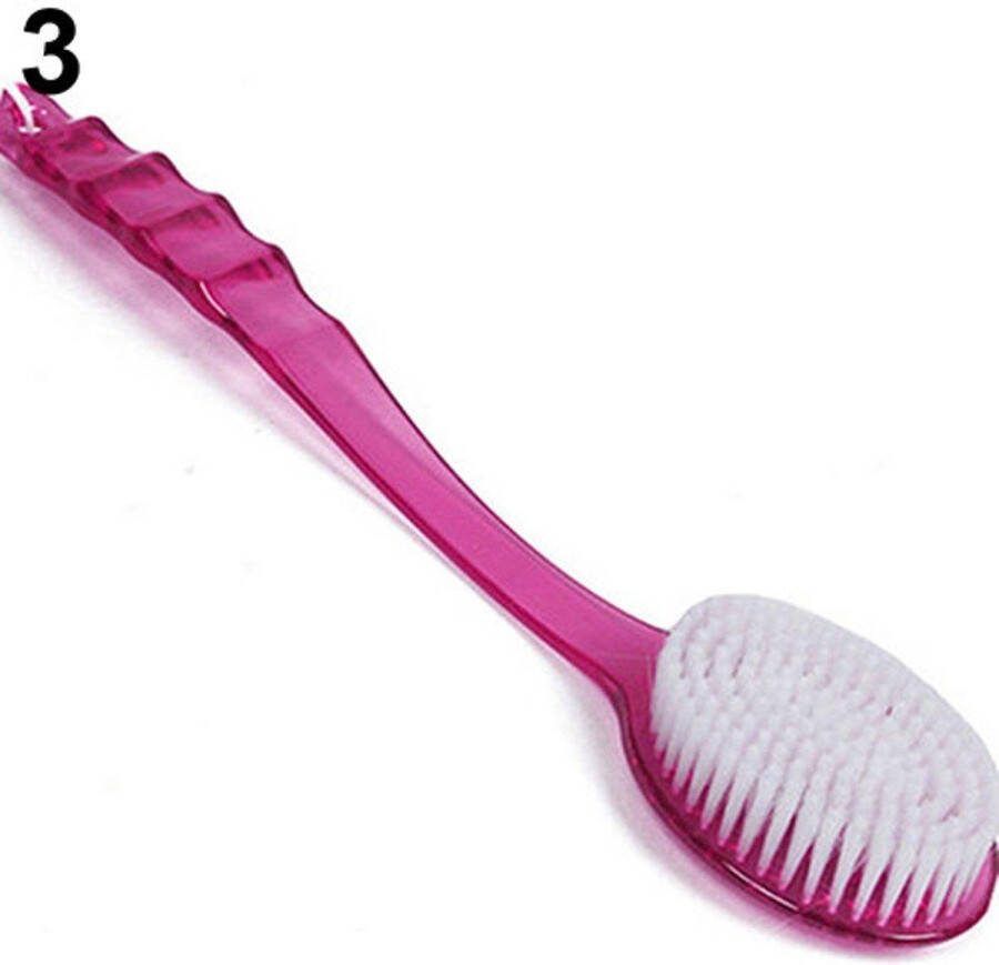 Heble 2st Leuke duurzame badborstel roze Heble dagaanbieding aanbiedingen