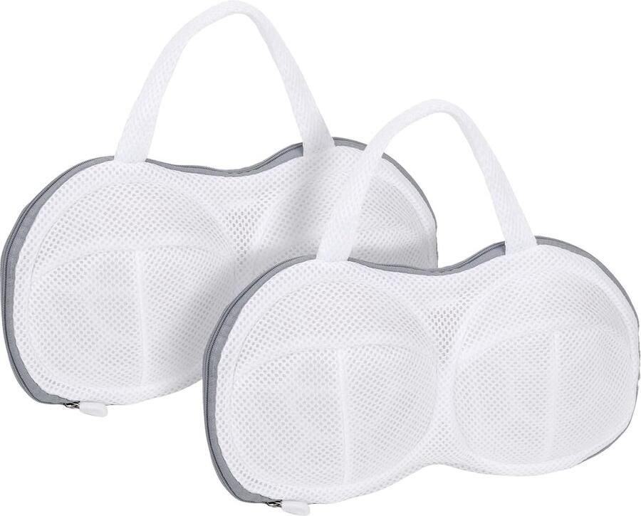 2stuks BH Waszakken BH Waszakje met Rits Waszakken voor Wasgoed Wasnetten Bescherm je Wasgoed en Wasmachine Lingerie Waszak BH zak Delicaat Wasgoed Laundry Bag Set voor Ondergoed