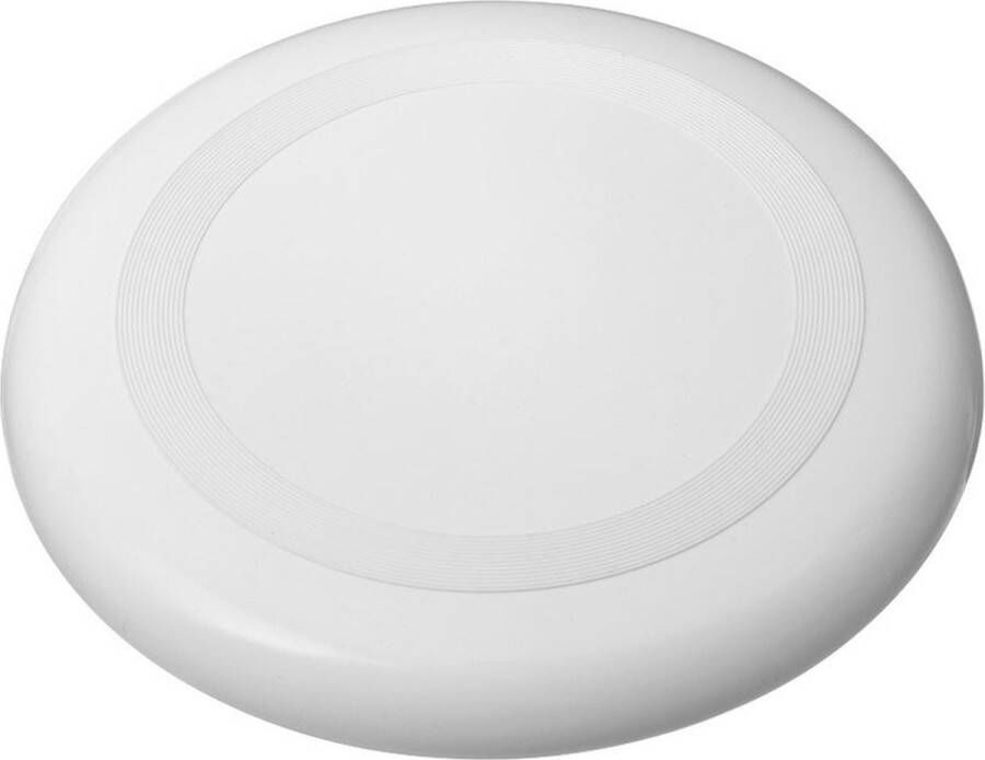 Merkloos Sans marque 2x Frisbee Wit 23cm Strand speelgoed Buitenspeelgoed