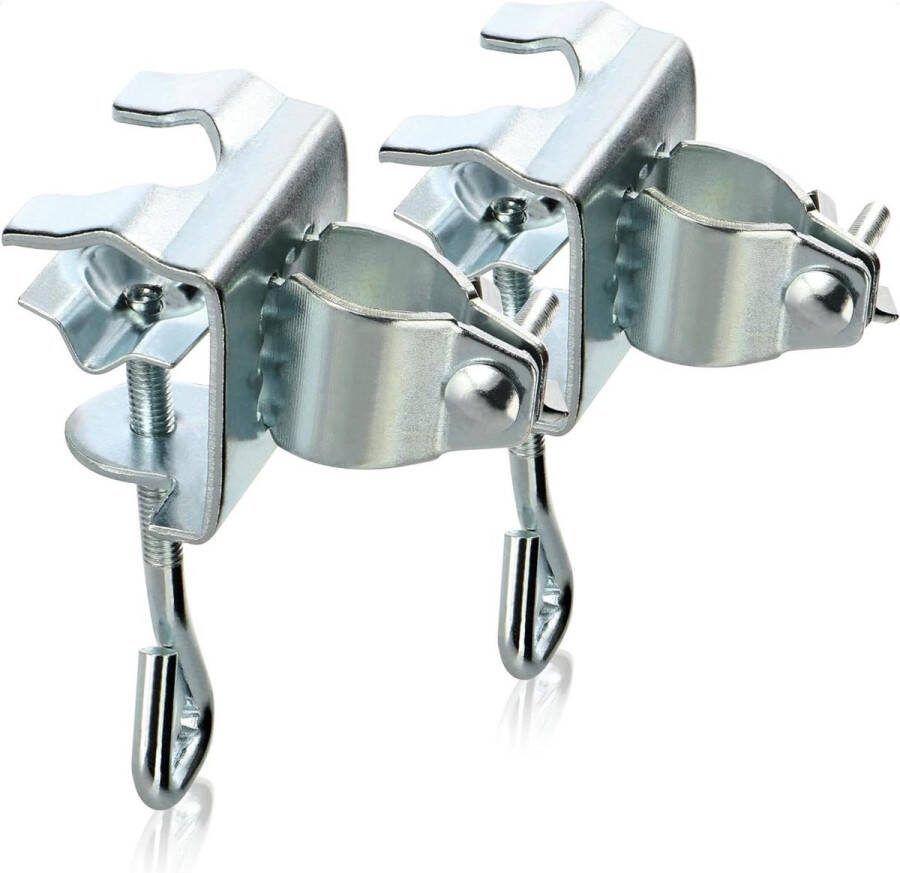 2x parasolstandaard voor balkonleuning of tafel parasolhouder terras 2 stuks Ø 19-32 mm parasolvoet