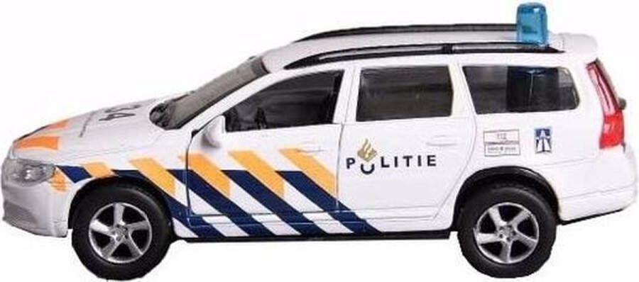 2x Politie speelgoed auto Speelgoed auto voertuigen voor kinderen jongens