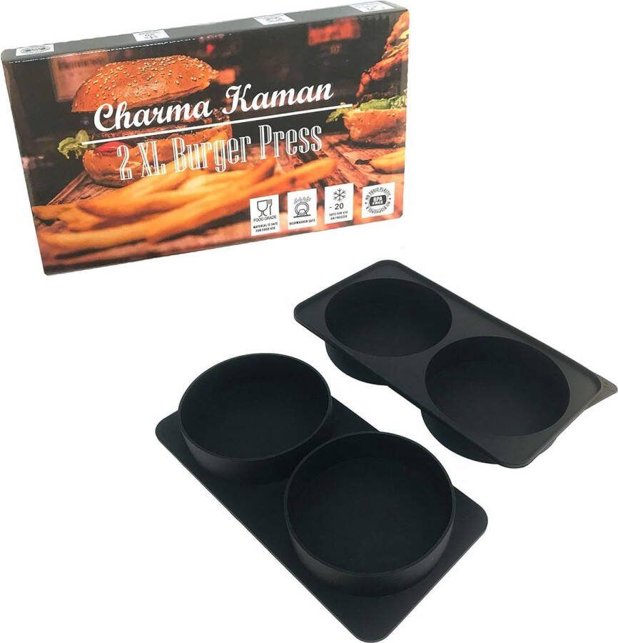 2x Premium XL Burgerpers 10 cm
