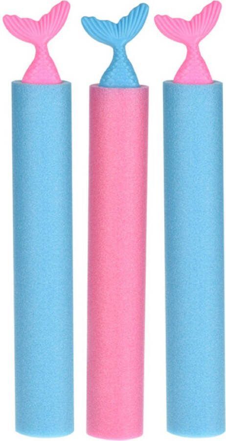 2x Waterpistool waterpistolen zeemeerminnen waterspuit 36 cm