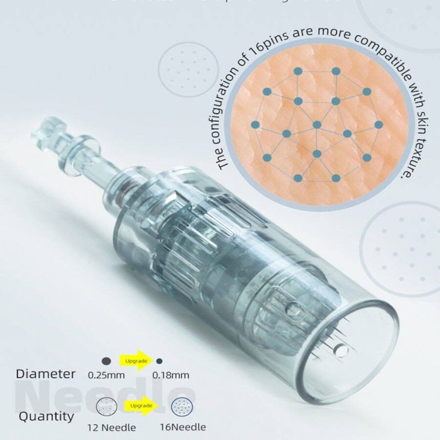 Dr pen 3 Cartridges microneedling 16 naalden Dermapen Dr.Pen alleen model M8 i.v.m. 3 punts bajonet