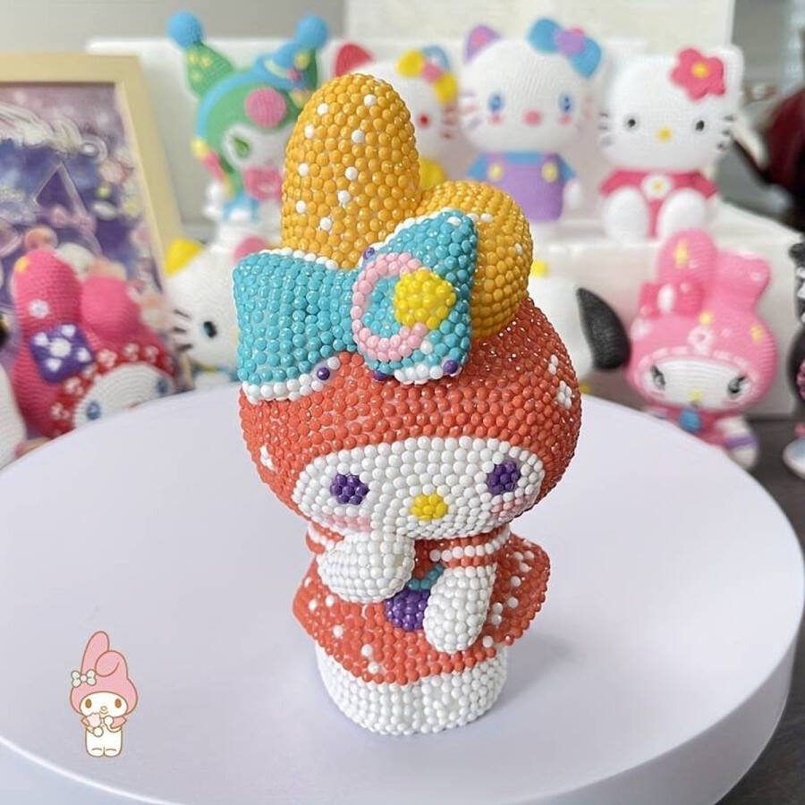 3 D Diamond Painting figuurtje Chinees figuurtje poppetje om te painten Diamond painting spaarpot