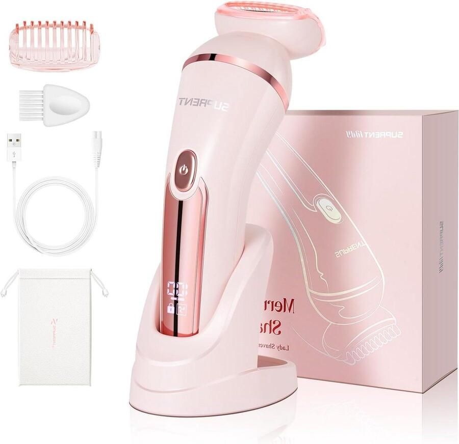 3-in-1 draadloos oplaadbaar scheerapparaat voor vrouwen elektrische trimmer pijnloze epilator nat en droog gebruik voor armbenen scheerapparaat vrouw