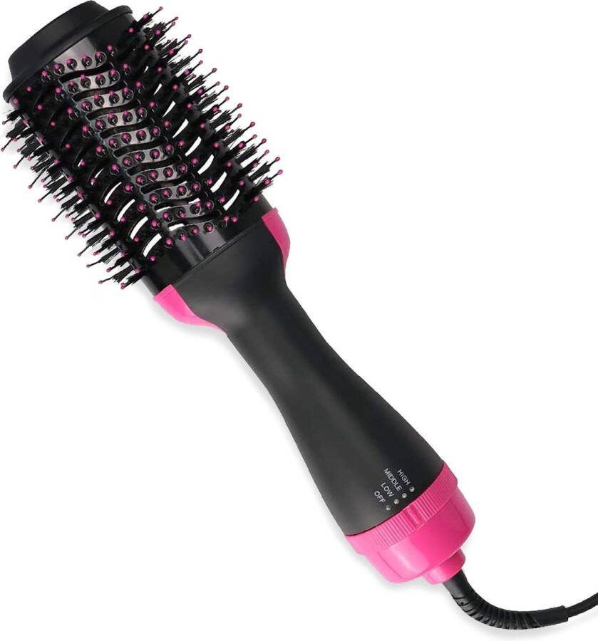 3-in-1 Föhnborstel Fohnborstels Fohn Borstel Magic Brush Krulborstel Fohn Kam Voor Lang Kort en Stijl Krullen