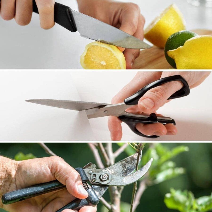 3-in-1 messenslijper Professionele messenslijper Individueel verstelbare ergonomische handgreep