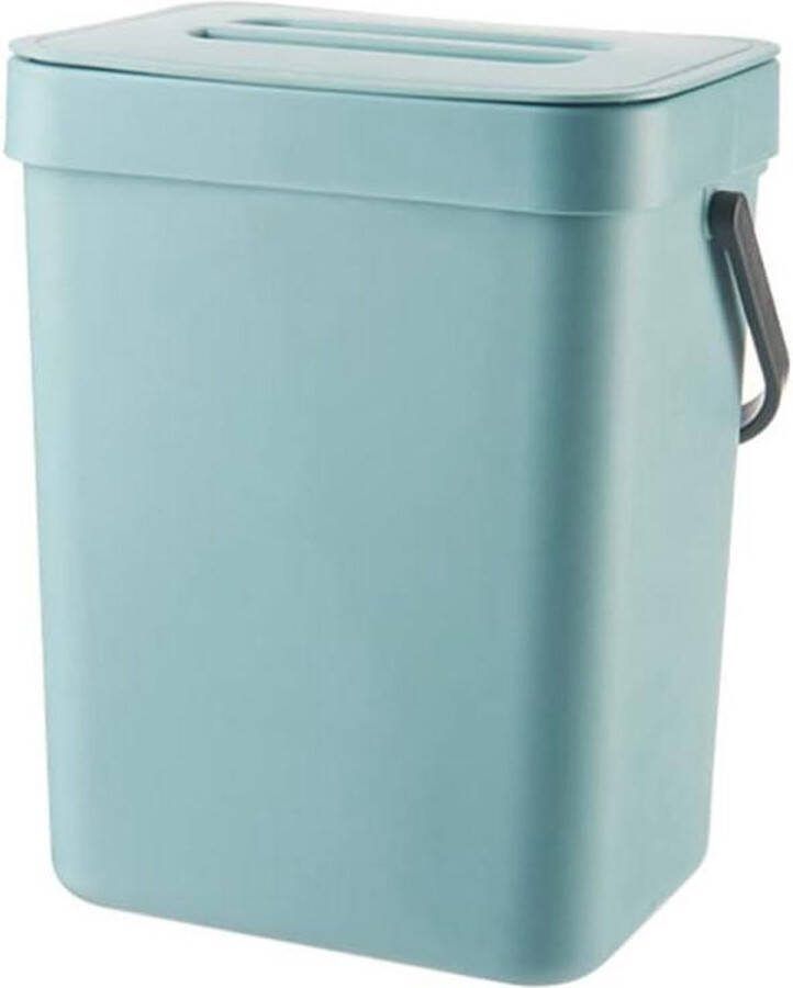 3 liter kleine compostemmer voor keuken met deksel vuilnisbak voor op het werkblad