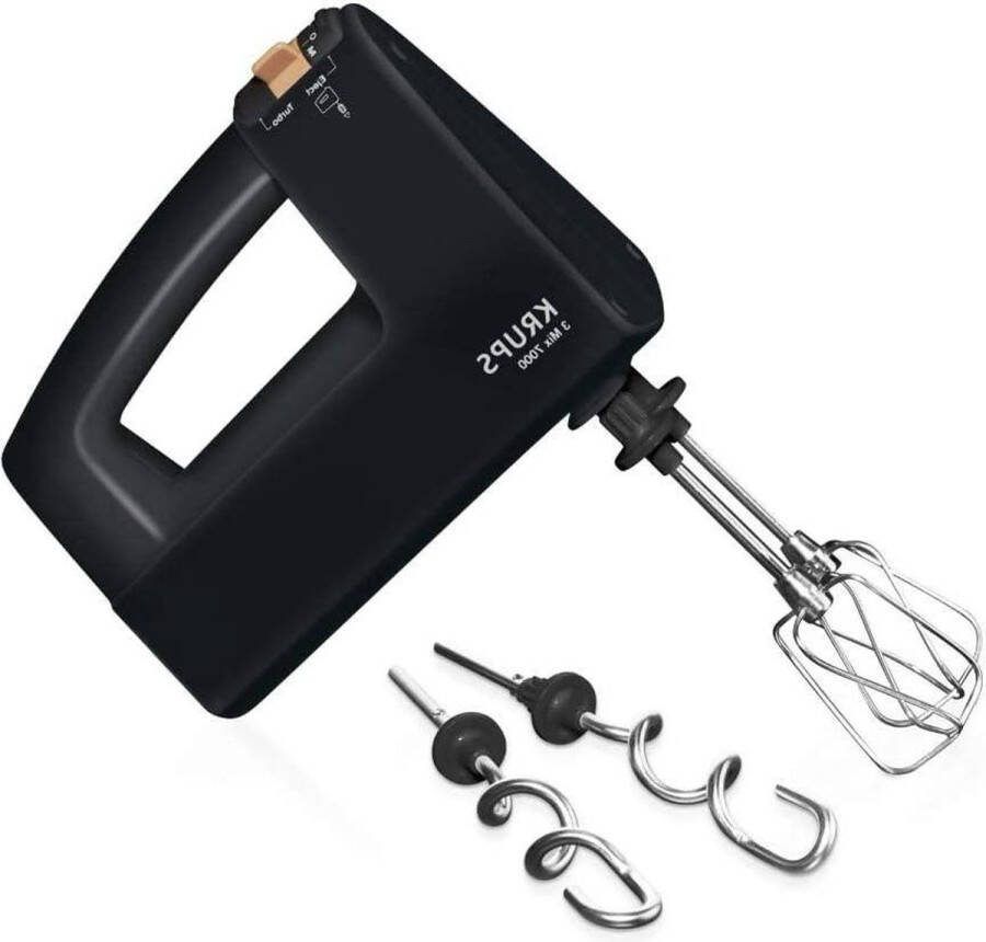 3 MIX 7000 Hand Mixer 60 Years Edition 500W Ergonomic Handle Speed Control Whisk and Kneading Black Copper Best Price