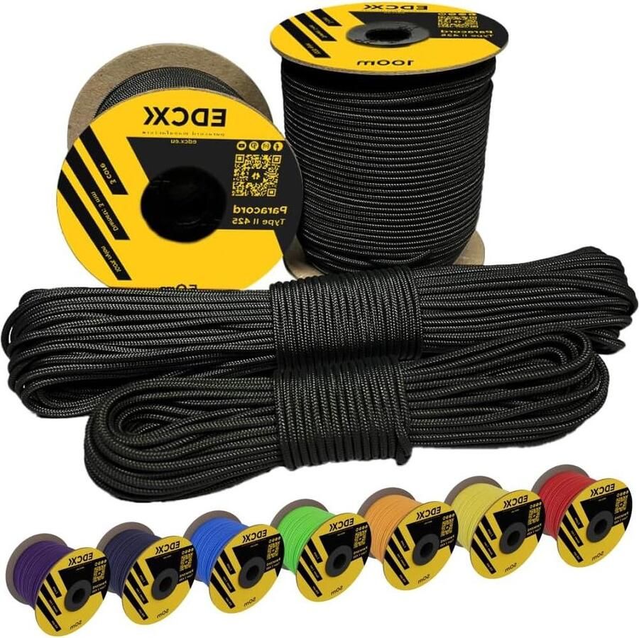 3 mm Type II Nylon Paracord 425 100% Nylon touw 3 Strengen Vele kleuren