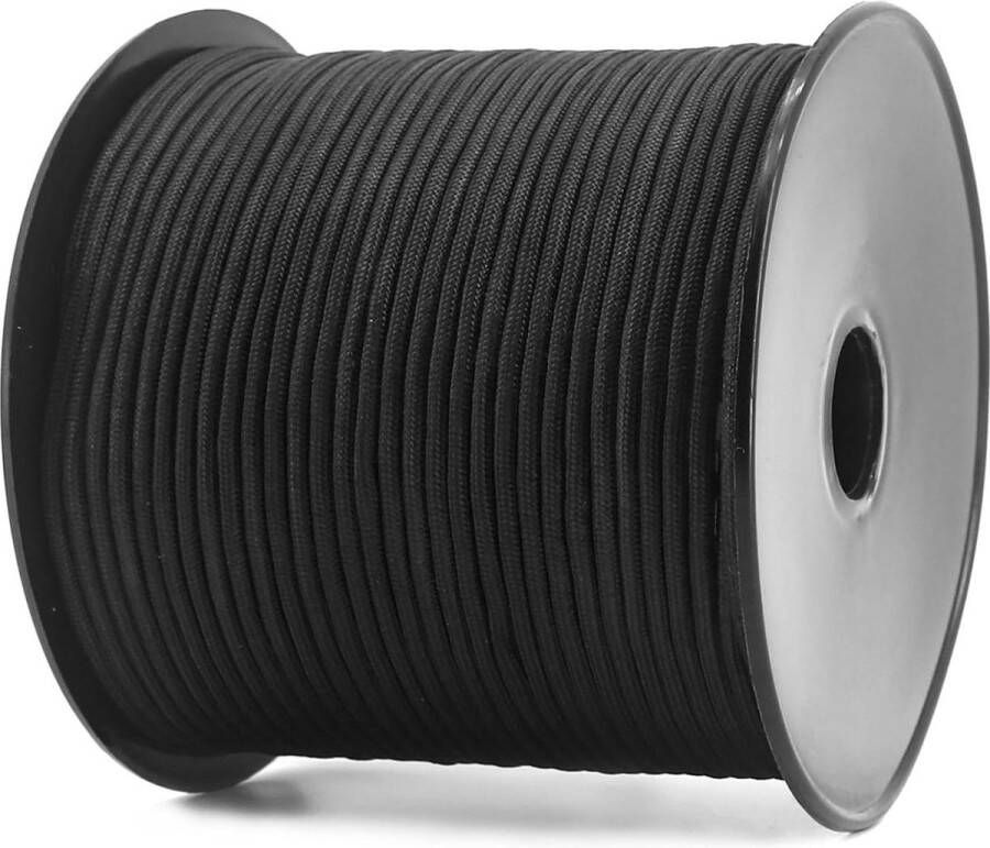 3 mm Utility-koorden Paracord 30 m 90 m 150 m haspel tactisch koord touw rol 7 kernen polyester 250 kg treksterkte buiten doe-het-zelf knutselen tuinieren kamperen