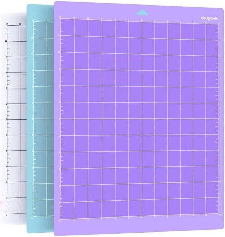 3-pack antislip zelfklevende snijmatten voor Silhouet vervangende snijmat