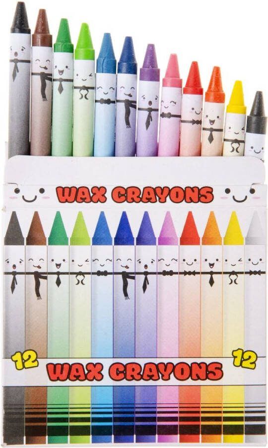 3 PAKJES Waskrijtjes 12 Krijtjes per Pakje Krijten Kleuren Creatief Speelgoed