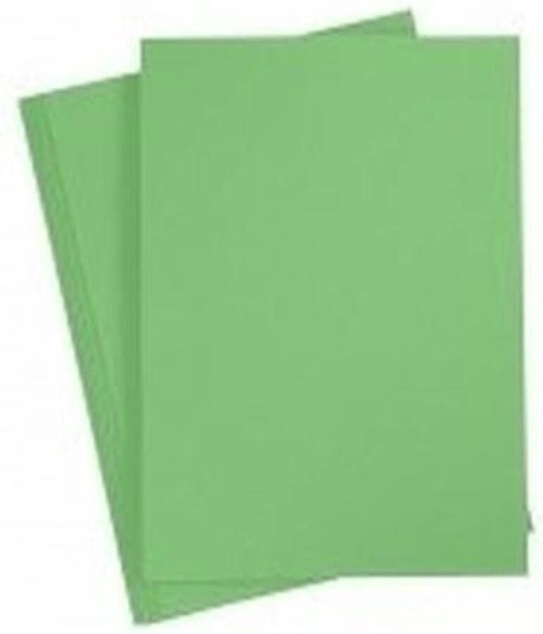 3 Stuks karton knutselvellen groen Hobby papier Hobbymaterialen