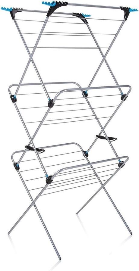 3-Tier Plus Kledingrek voor Extra Opbergruimte met Minky Roze