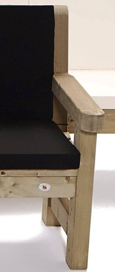 Talen Buitenmeubelen voor 3-zitsbank Zeist en in 3-zitsbank Lisse Bankkussen Antraciet 162x96x6cm Antraciet 162x96x6cm