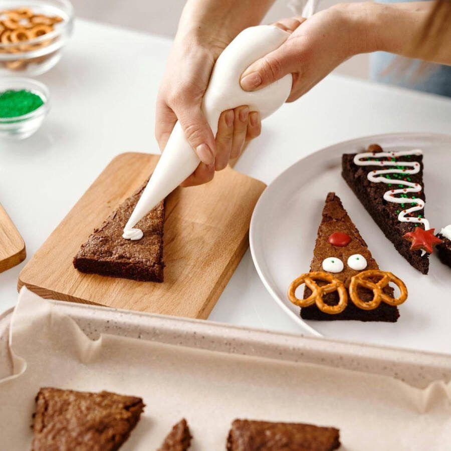 30 cm 100 stuks Dikke en Antislip Wegwerp Icing Zakken Voor Cake Cream Frosting en Koekjes Decoratie spuitzakken wegwerp