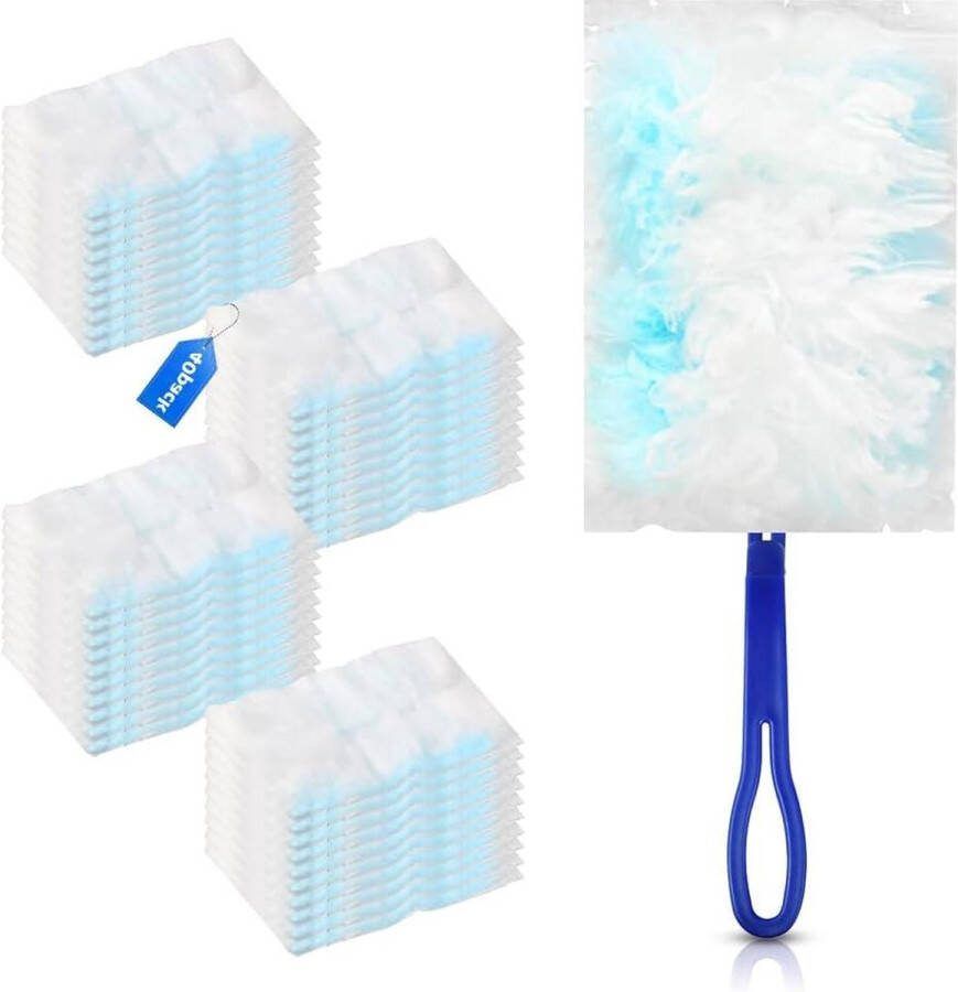 30 Navuldoeken Voor Swiffer Dust Magnet Multi Surface Heavy Duty Feather Dusters Kit met 1 Steel Plumeau Schoonmaken van Meubels Jaloezieën Plumeau
