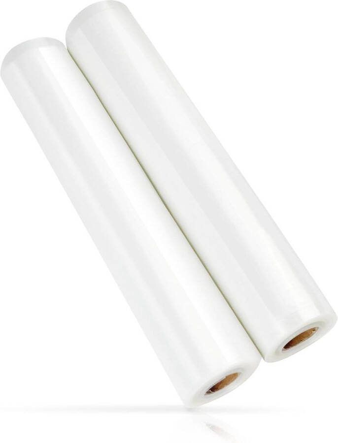 30 x 600 cm Vacuümzakken 2 rollen voor levensmiddelen vacumeren sous-vide vacuümfolie rollen