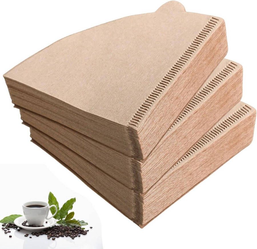 300 stuks koffiefilters Vervangingsfilter Rond koffiefilterpapier Koffiepapierfilter Filterzakken coffee filter paper