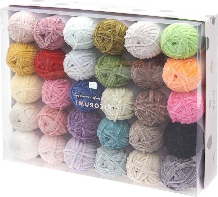 30er Ricorumi Nilli Haakgaren Set Kleuren: 001-030