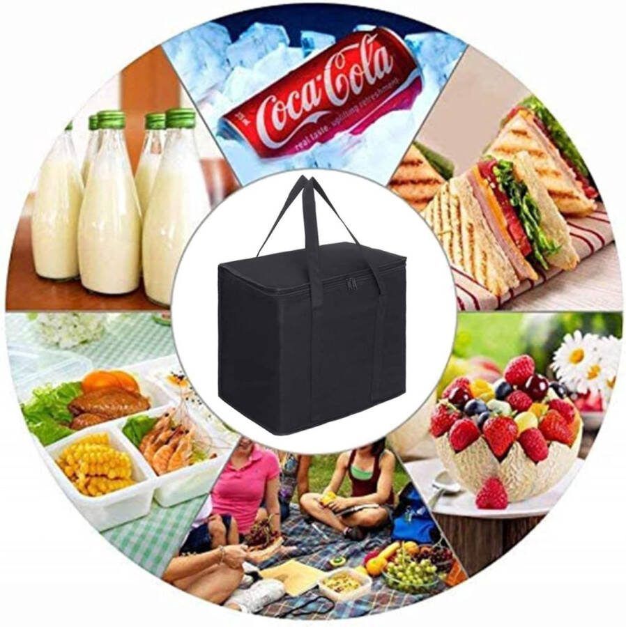 30L geïsoleerde bezorgtas Grote geïsoleerde picknicklunchtas koelbox