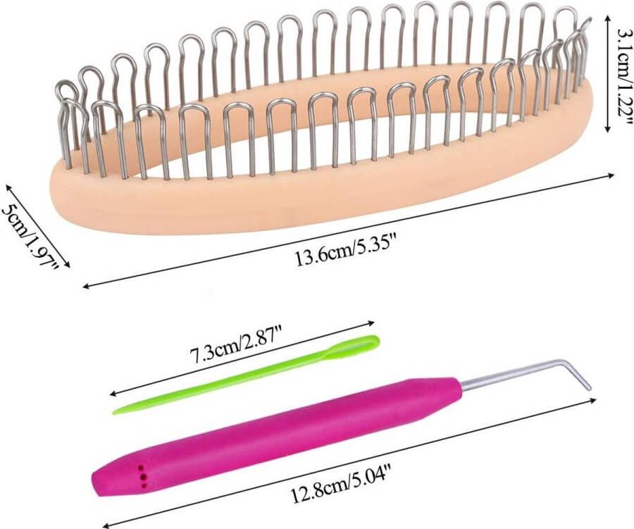 32 haken om te breien voor sokken set om zelf te breien sokken met 12 8 cm lange breinaalden en 7 3 cm lange naainaalden