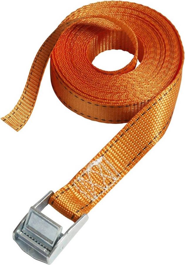 3212EURDAT Fastlink spanband met gesp Oranje Band 5 m x 25 mm