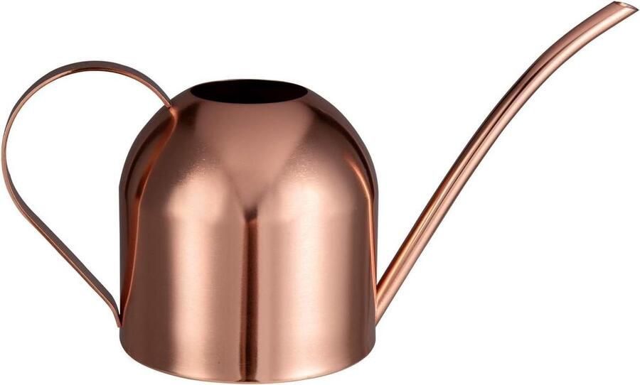 32oz-1L Indoor Gieter Roestvrij Staal Lange Uitloop Waterkan Voor Kamerplanten Rose Goud