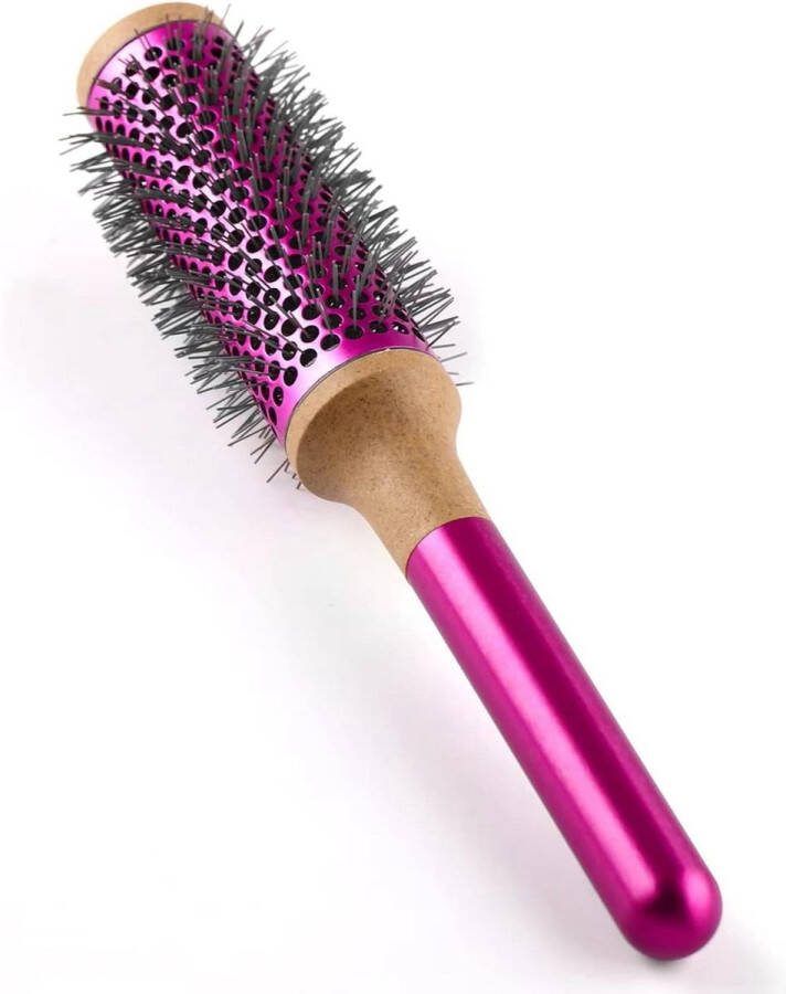 35 mm geventileerde tonborstel werken met Dyson Supersonic haardroger steil golvend krullend haar 14 inch Haardroger Met Borstel