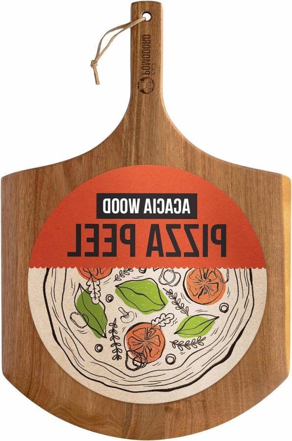 356 cm Acacia Houten Pizza Peel Zelfgemaakte Hout Pizza Peel 35 Inch Pizza Peel met Handvat Pizza Oven Accessoires Spatel Gourmet