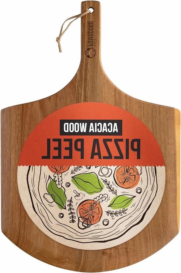 356 cm Houten Pizza Peel Zelfgemaakte Pizza Spatel 35 Inch Pizza Oven Accessoires met Handvat