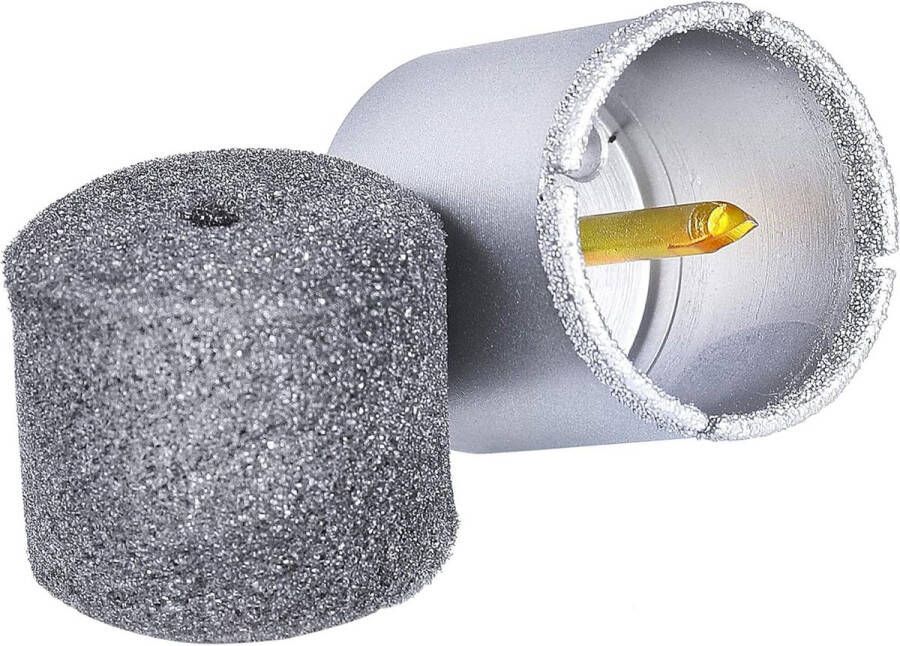 35mm Diamanten Gatenzaag voor Keramische Tegels-Aardewerk-Marmer-Graniet met Boor Centrering-Ronde staart