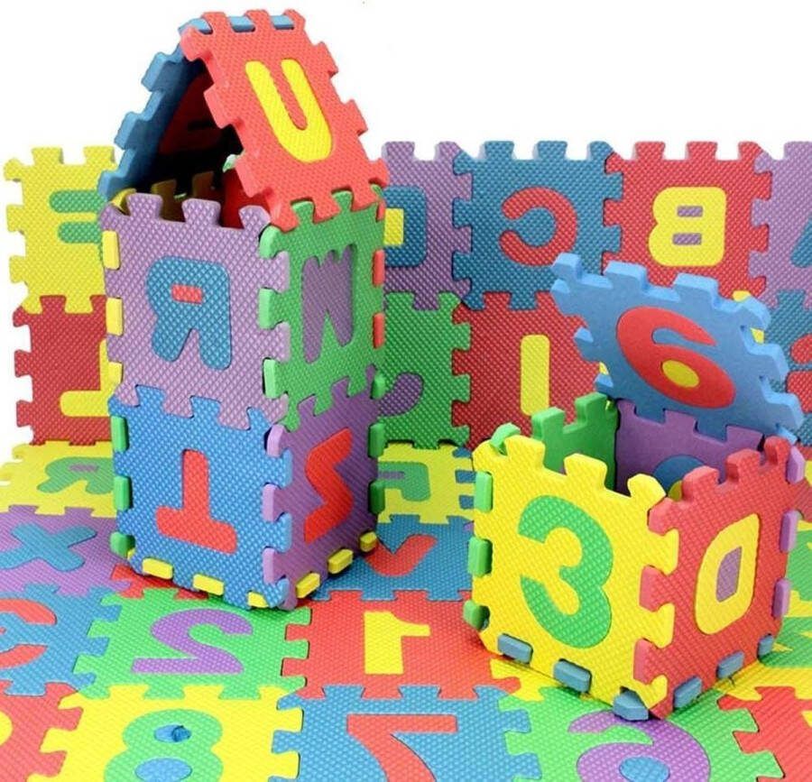 36 Stuks Puzzel Mat Baby Kruipen Mat Schuim Vloermat Nummers Alfabet Speelkleed Kleurrijke Interlock Puzzel Speelmatten Kinderen