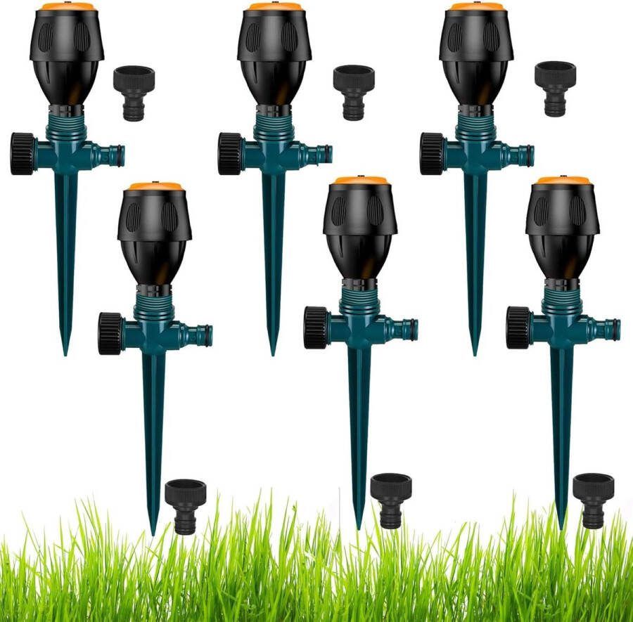 360° automatische irrigatie tuinsproeier verzonken sprinkler gazonsproeier multifunctionele tuinsproeier watersproeier instelbaar irrigatiesysteem