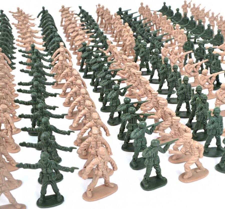 360-delige leger speelgoed set Mini Soldaat Actiefiguren speelset met 12 verschillende poses Simulatie Oorlogsscène speelgoed voor kindergeschenken