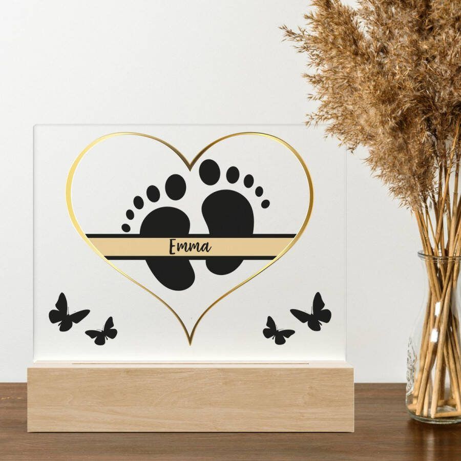 3D LED LAMP Babyvoetjes