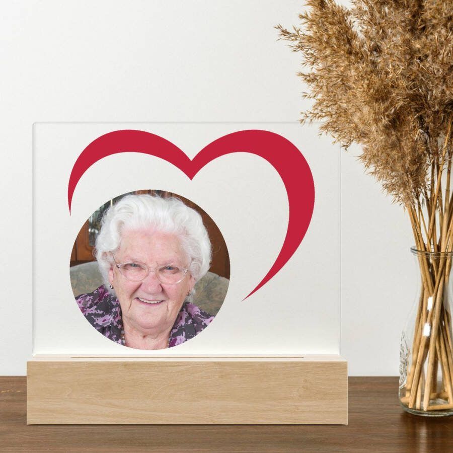 3D LED LAMP Gedenk Hart