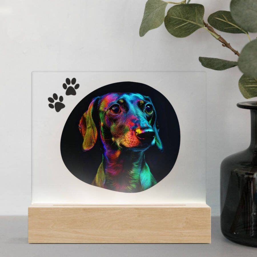 3D Led Lamp Teckel 1 Color