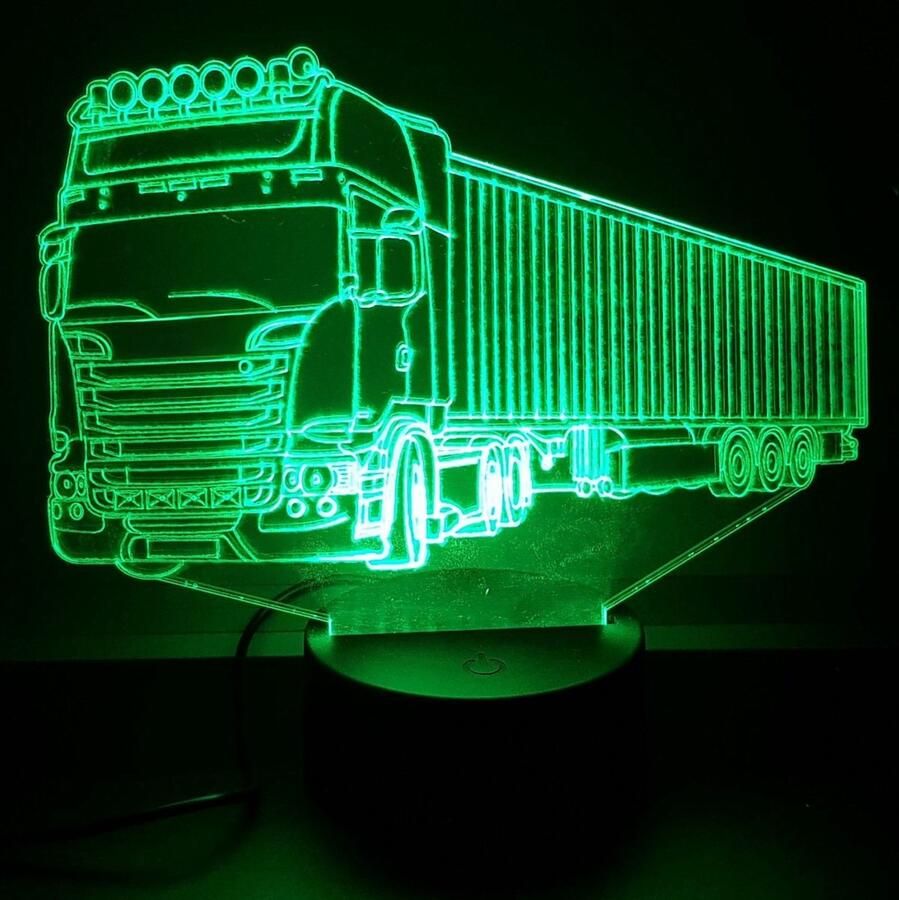 3D LED LAMP VRACHTWAGEN 2