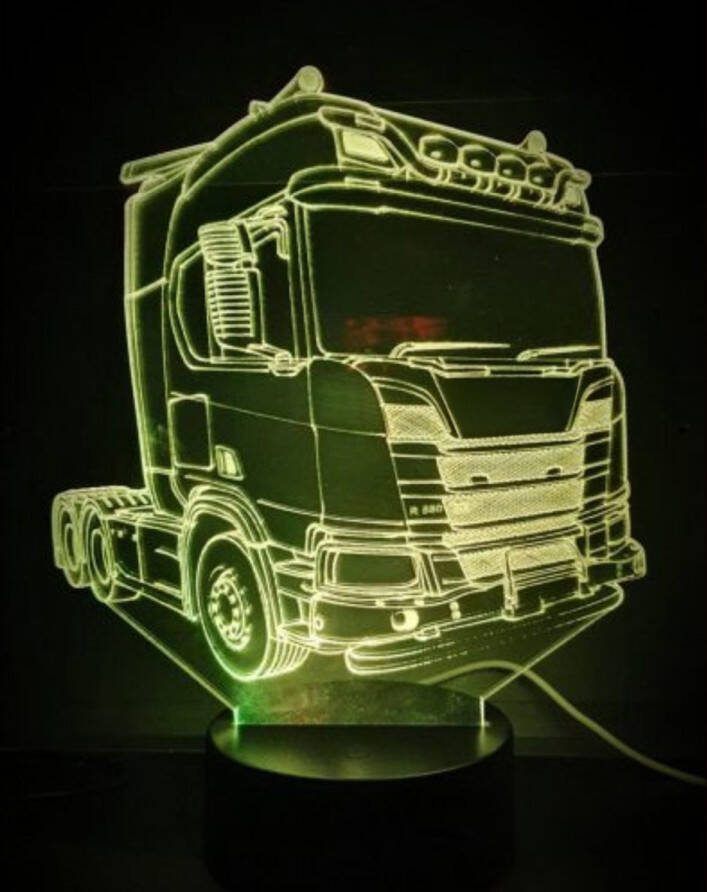 3D LED LAMP VRACHTWAGEN SEMI 1