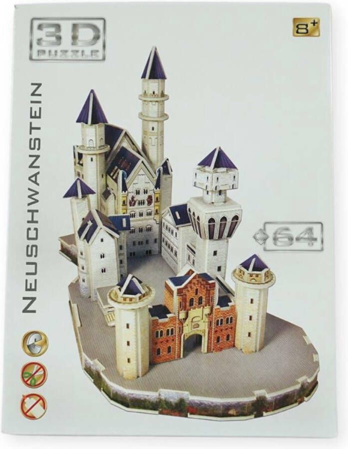 Budgetland 3D Puzzel Kasteel Neuschwanstein Bouwpakket Bouw Pakket