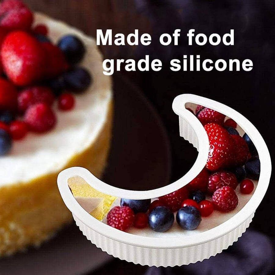 3D siliconen cakevorm maan siliconen cakevormen maan 3D bakvorm DHZ dessertvorm 3D-halve maanvorm handwerk cake chocolade