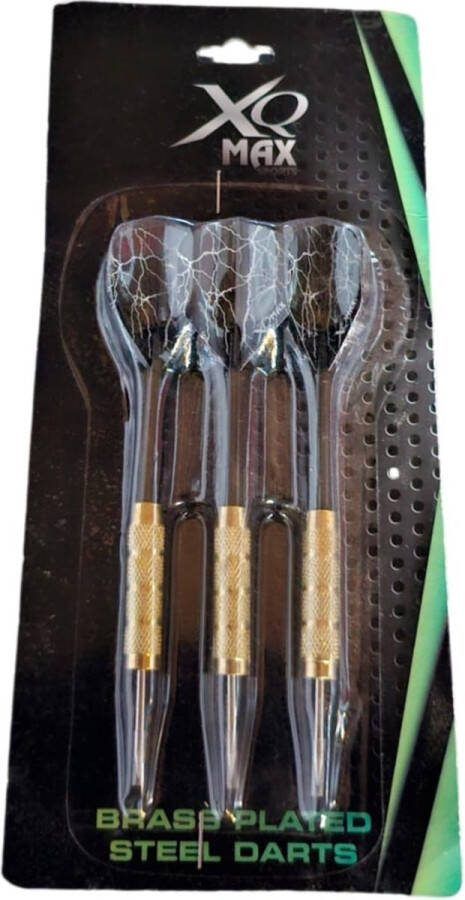 3x dartpijlen met zwarte flights
